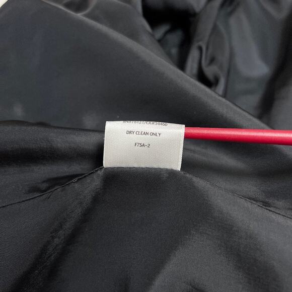 Eileen Fisher Open Front Wool Blazer Jacket SIZE M Black Italian Fabric - Picture 5 of 13